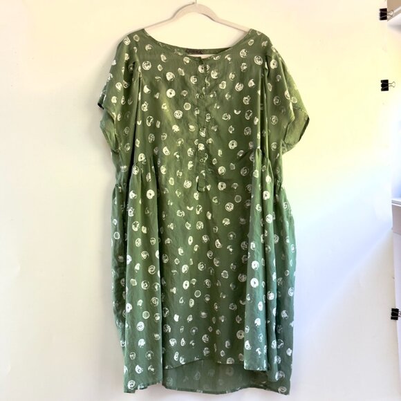 Oska Mini Dress Relaxed Fit Very Light Fabric One Size with Its Leggings - Picture 6 of 10